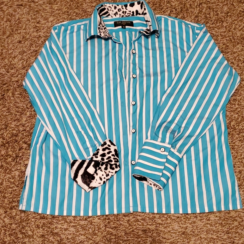 Liz Logie designer button down